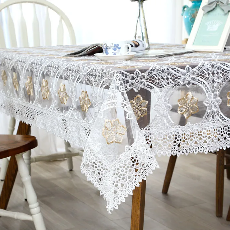 Factory Lace Embroidery Polyester Tablecloth Table Cloth Buy Lace