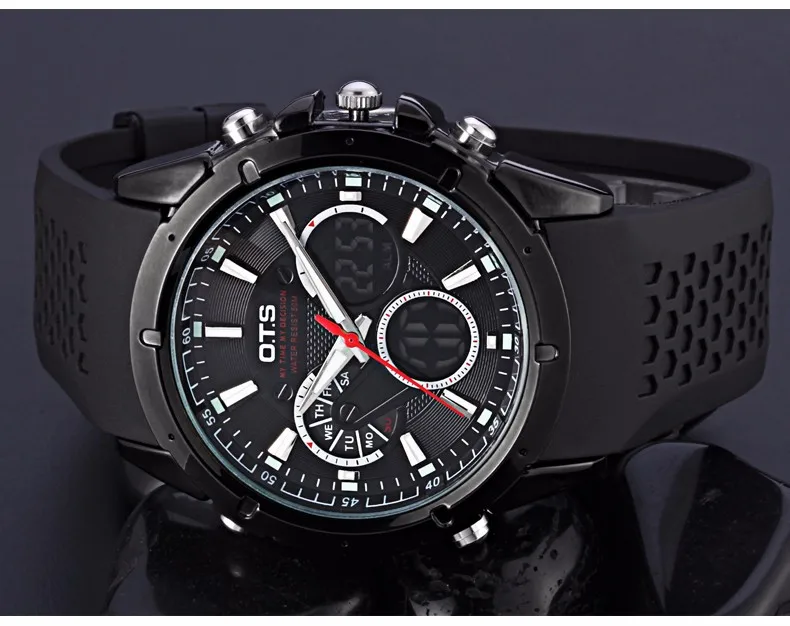 digital watch rubber band