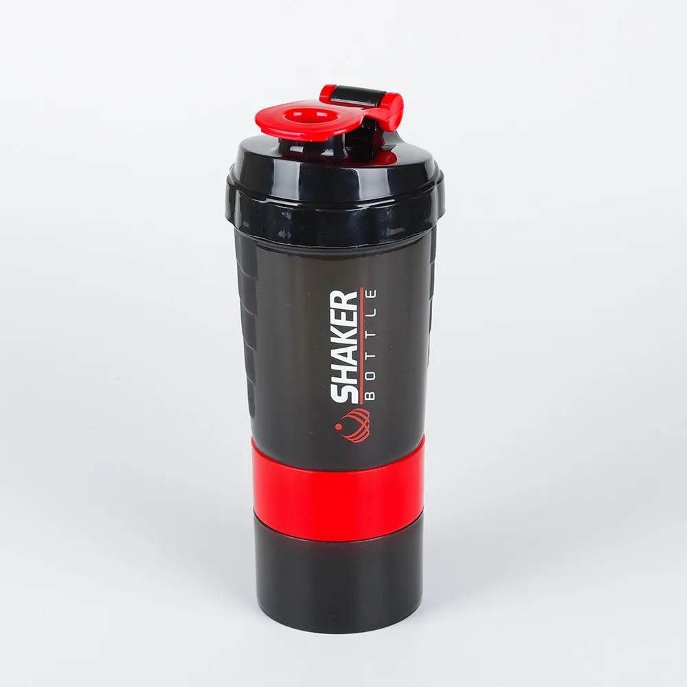 B300062 Wholesale Stainless Steel Ball Plastic Protein Shaker Bottle