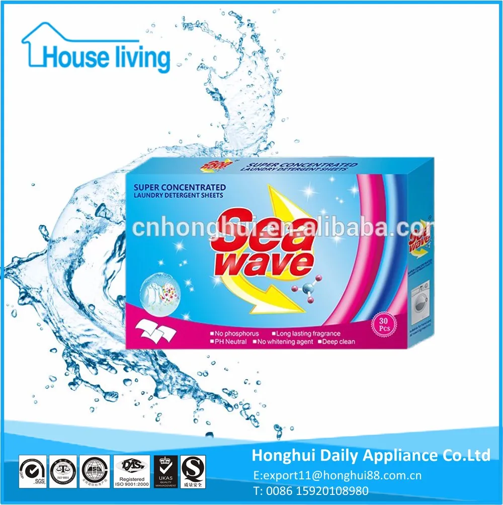 High Quality Fabric Softeners Washing Tablets Laundry Paper Soap