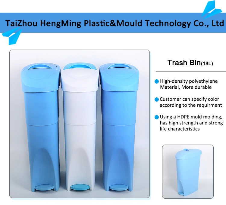 Pp Plastic 18l White Lady Sanitary Pad Disposal Bin Pedal Bin Buy