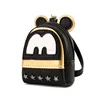 PU leather mini backpack coin bag keychain for girls