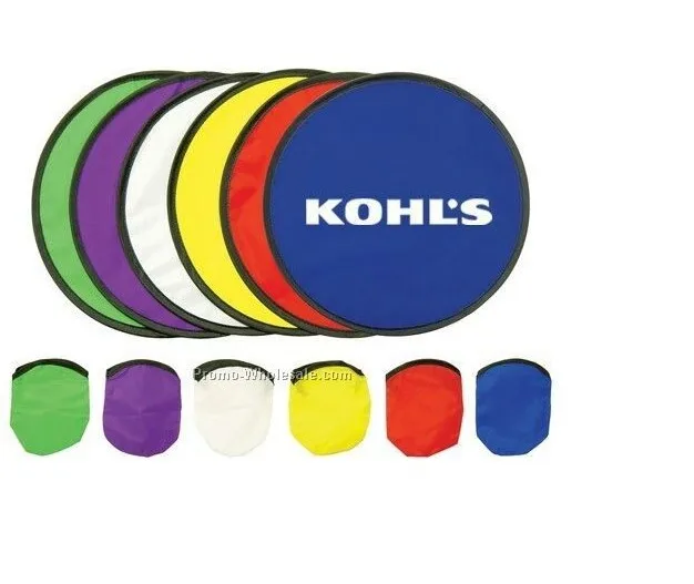 Unionpromo Custom Logo Foldable Hand Fan Fold-Up Flying Disc with Case