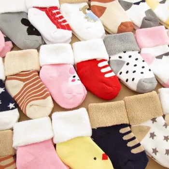 Wholesale Cute Thick Warm Winter Baby Socks New Fashion Design Cheap