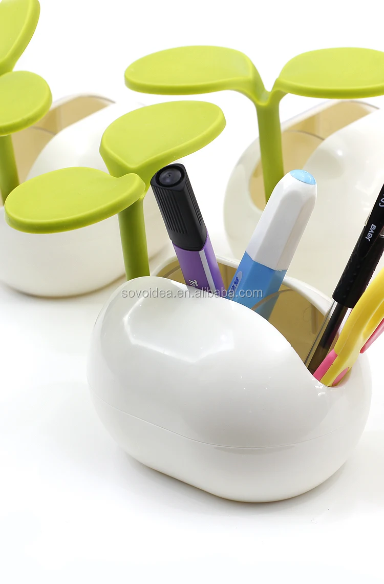 Custom Creative Office Desktop Plastic Pen Holder Buy Plastic Pen