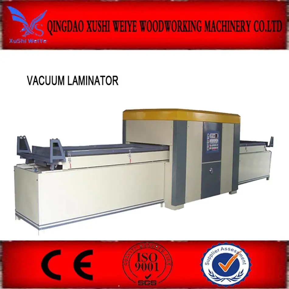 Pvc/veneer Vacuum Laminating Machine For Kitchen Door Making