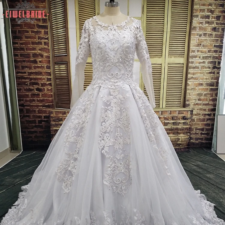 2018 Luxury White Elegant Princess Wedding Dresses