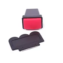Pro retângulo conjuntos de placas de imagem da transferência selo batedor raspador DIY ferramentas de decoração Kits polonês vermelho