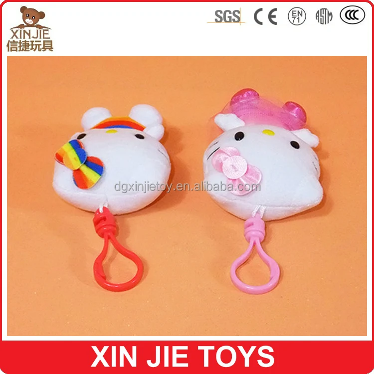 plush hello kitty keychain