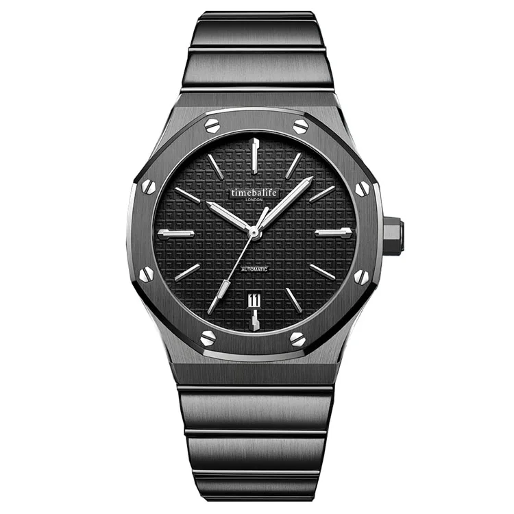 best black stainless steel watches