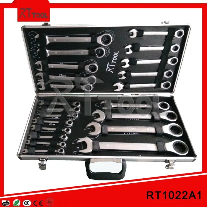 22pcs Aluminum Case Ratchet Wrench Tool Set Buy Ratchet Wrench Set