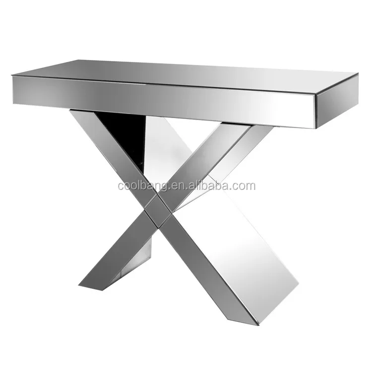 Coolbang Deco Contemporary Tall Glass Entryway Tables And Consoles