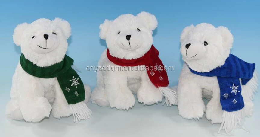 plush teddy bear christmas ornaments