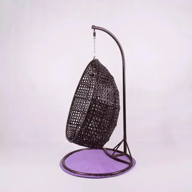 Soft Touch Cozy Egg Shape Swing Chair Model Indoor Hanging Swing Egg