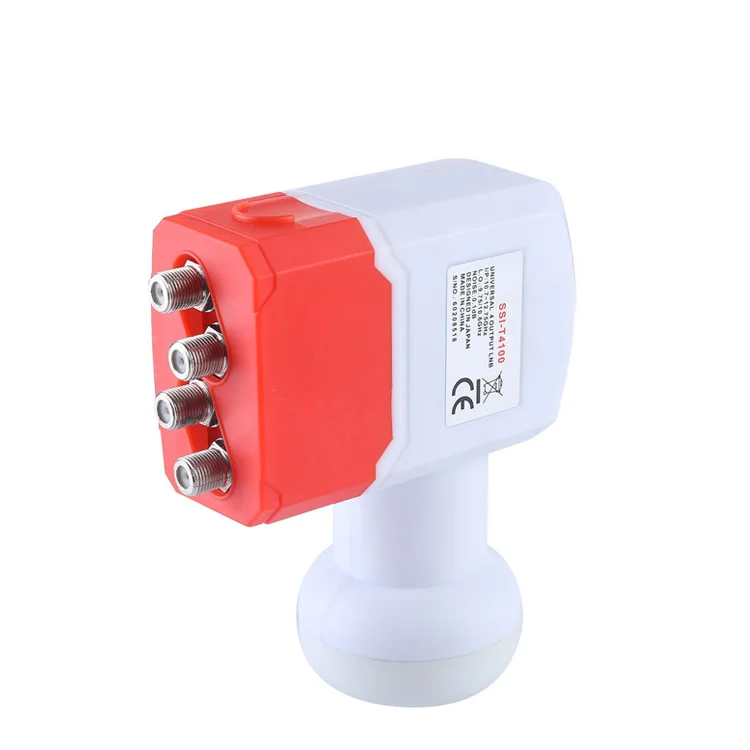 High Power Universal Ku Band Quad LNBF for Satellite Dish