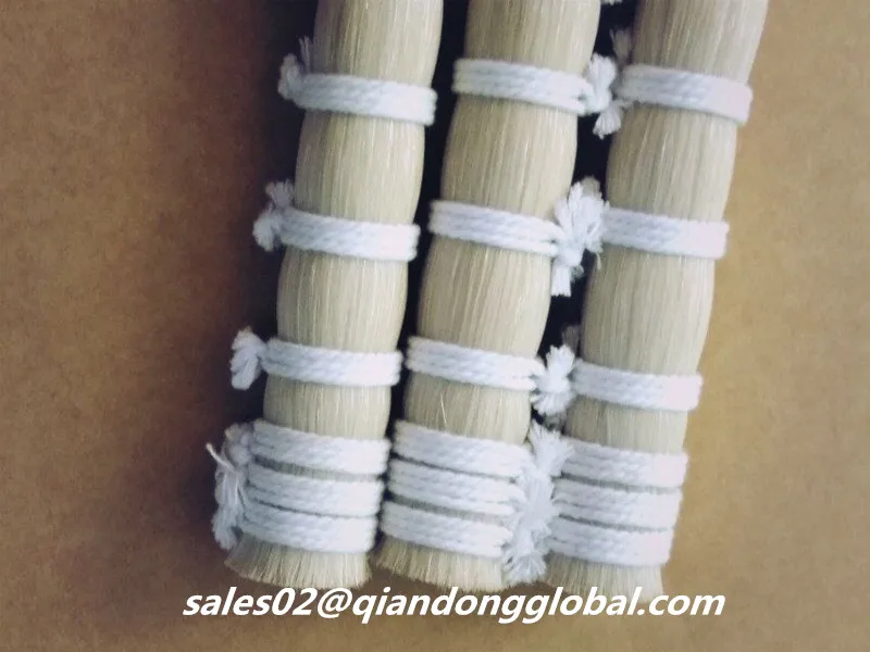 white horse tail hair