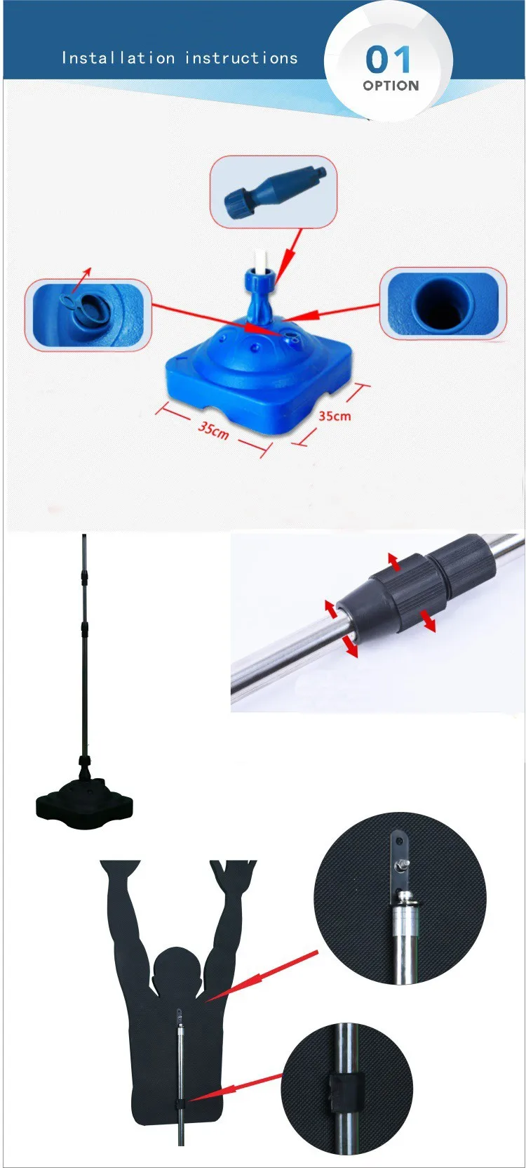 Professional Basketball Training Defensive Dummy Shooting Training