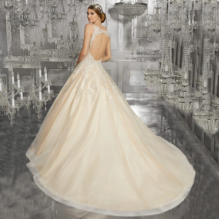 Latest Western Dress Patterns For Ladies Long Tail Ball Gown A Line ...