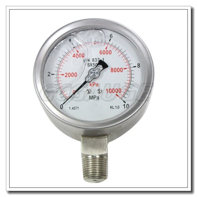 High Quality 3inch 80mm Stainless Steel 015 Psi Pressure Gauge 1 Bar Buy 0 15 Psi Pressure