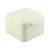 Retro Kitchen Grey Bread Tin Storage Box with Speckled Finishing and Attached Lid For Bread, Pastries, and other Baked Goods