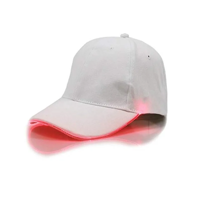 Oempromo 6panel Hat Unisex Led Light Baseball Cap With Builtin Led