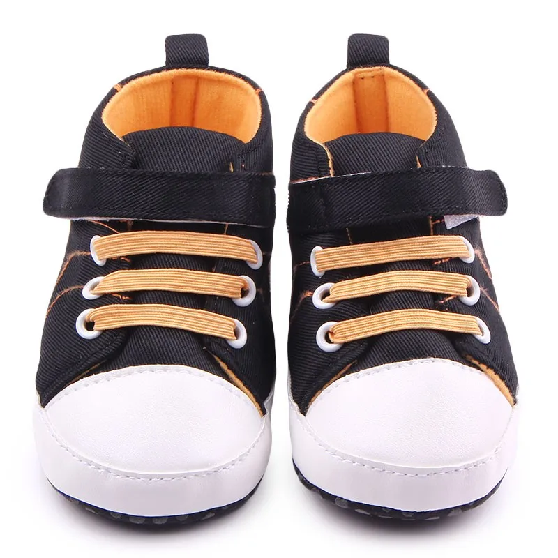 New Arrival Hook&loop Cheap Canvas Baby Toddler Sport Shoes For Boys