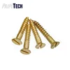 DIN97 Brass Slotted Countersunk Head Wood Screws