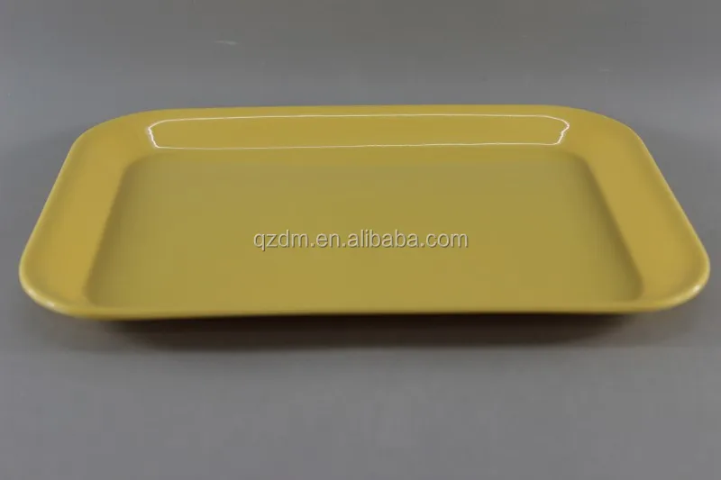 Melamine Square Tray , Solid Color Samll Tray 29x22cm