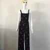 lovely pattern long jumpsuit pant for fashion girl