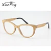 oem custom hand polished retro italy designer cateye optical eyeglasses frames