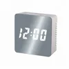 cube led digital alarm mirror clock
