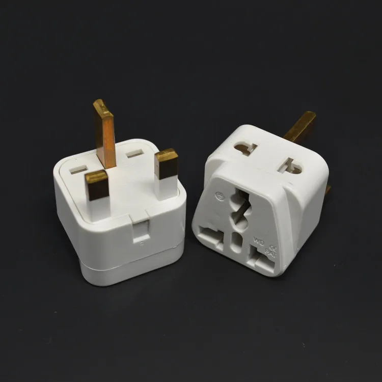 Uk 3 Flat Pins 13a 250v Ac Universal Accessory 2 Sockets Electrical ...