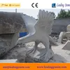 elaborate marble granite stone eagle statue