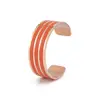 Custom Fashion Wholesale Male Wide Stainless Steel Women Cuff Leather Bracelet