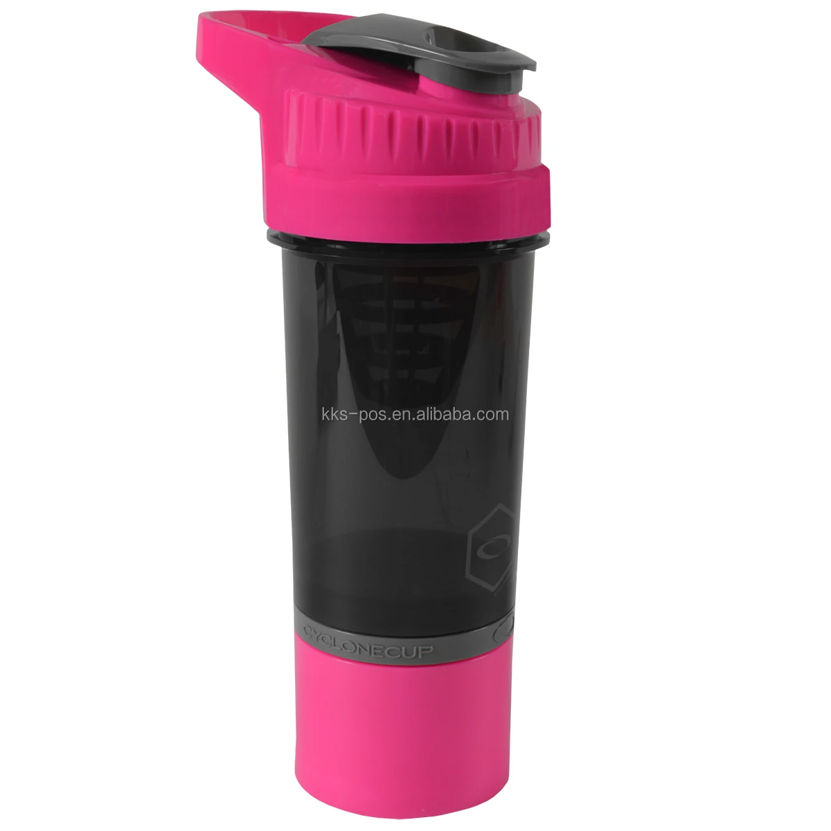 500ml Plastic Milkshake Cup Water Bottle Self Stirring Mug Chocolate