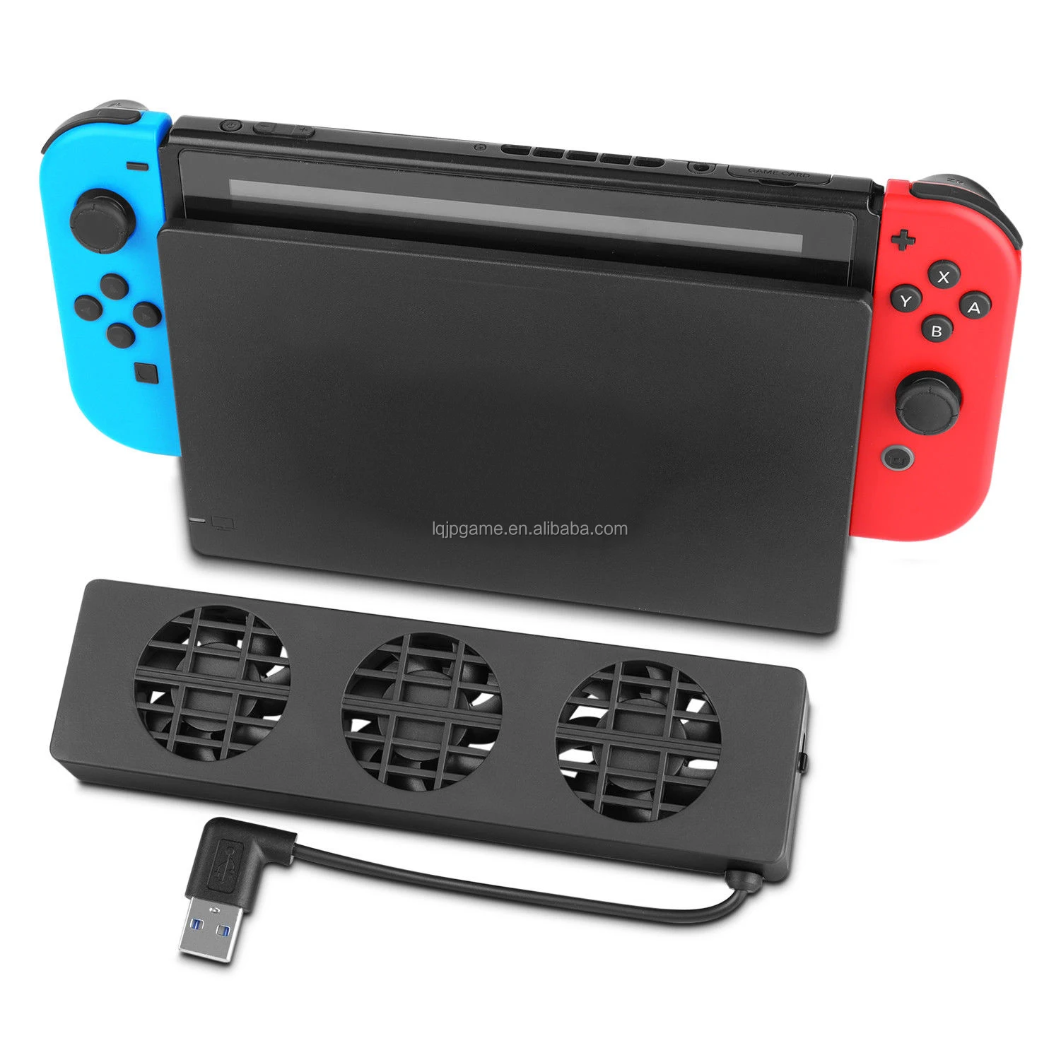 Cooling Fan For Nintendo Switch Ns Game Console Dock Cooler With 3fan