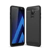 Hot selling carbon fiber TPU phone cover case for Samsung A6 Plus 2018