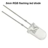 5mm 2pin rgb-led 5v slow fast flashing diode