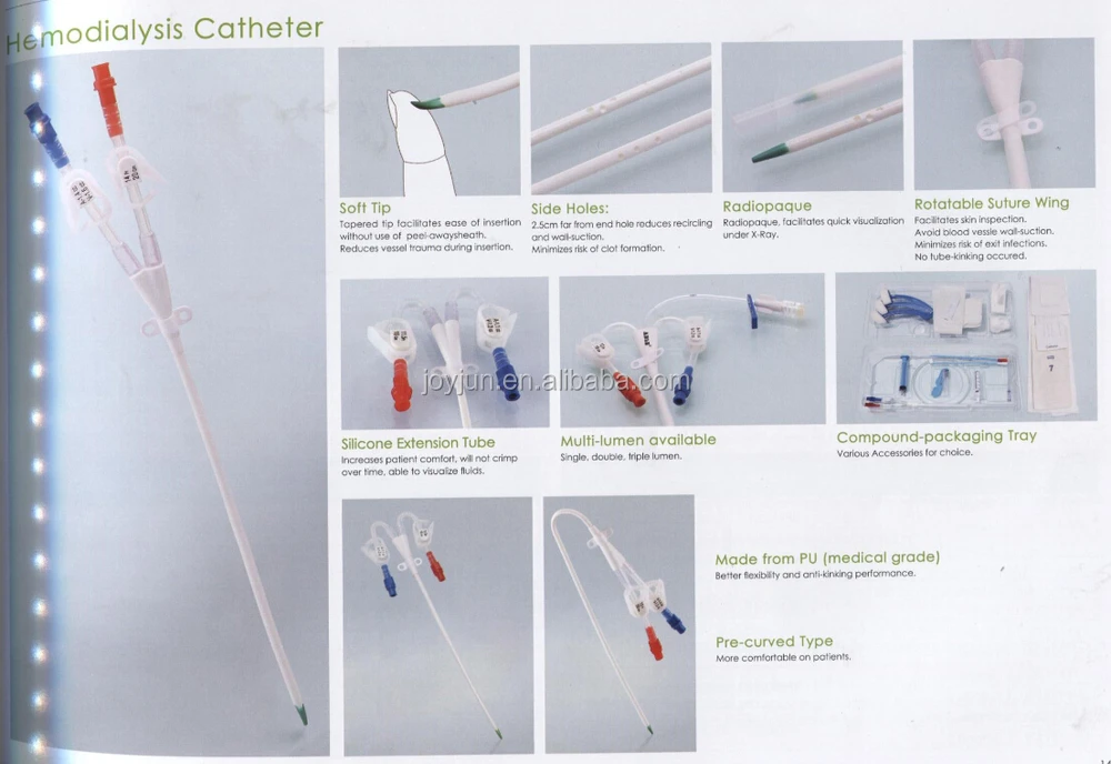 Temporary Single Lumen Dialysis Catheter Kits - Buy Dialysis Double ...