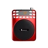 High Quality Magnetic 4 Inch Speaker With Usb Portable Mini Music Audio Speaker With 2 Battery Memory Sd Card Microphone