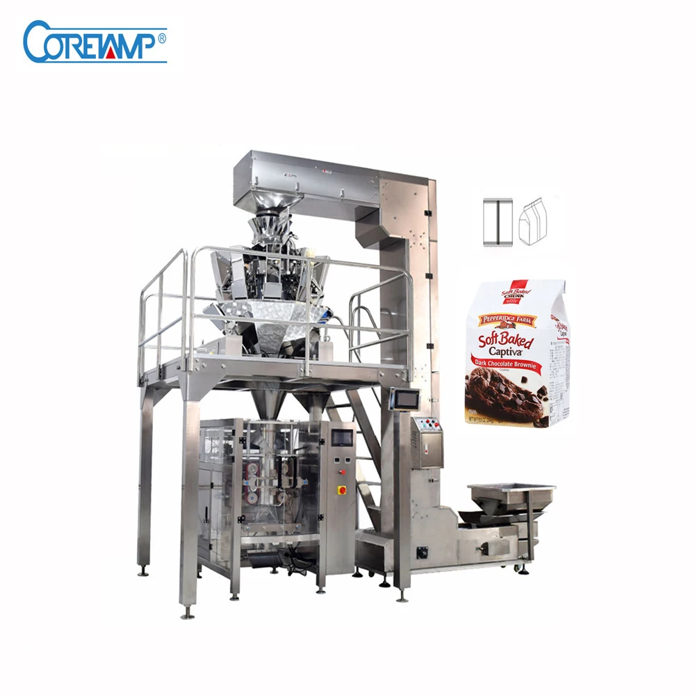Multi Heads Weigher Automatic Brownie Packaging Machine Buy Brownie Packaging Machine