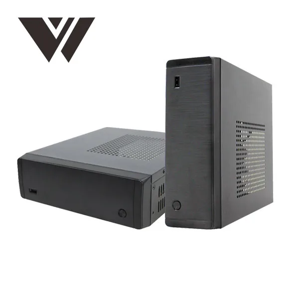 Weldon High quality portable thin mini computer case Custom mini itx case aluminum mini computer pc case