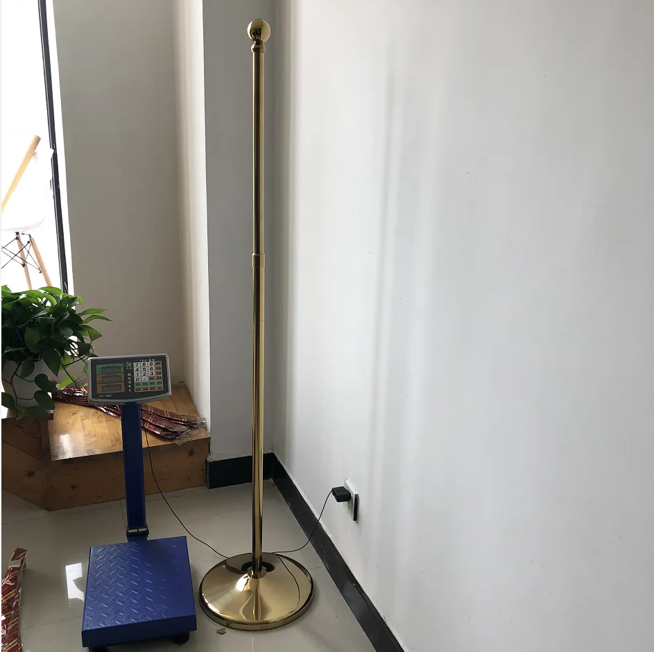 Adjustable Floor Stand Base For Indoor Flag Pole,Flag Set (silver Color