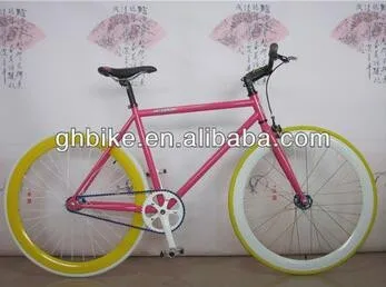 pink track bike