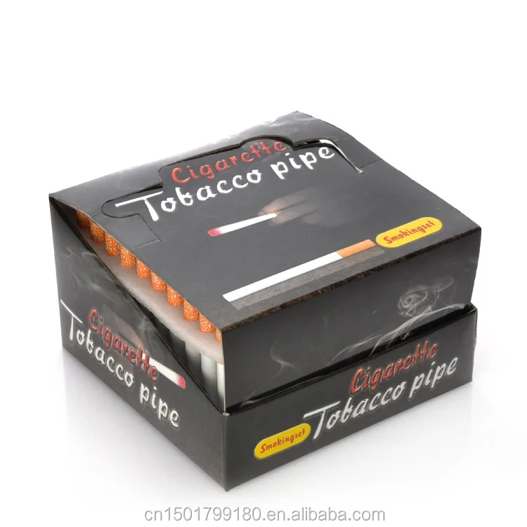 Metal Aluminum Cigarette Shape 78mm 55mm  Length Dugout Weed Smoking Pipes Accessories One Hitter Portable Herb Tobacco Pipe