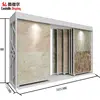 Building Bathroom Tiles Wooden Flooring Metal Display Racks
