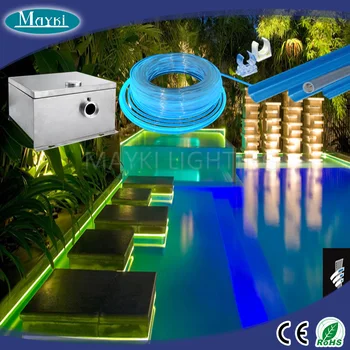 Fiber Stars Pool Lights Perimeter Decorative With Led Light Source Cable Optic Channel Fiber Stars Pool Lights Perimeter Decorative With Led Light Source Cable Optic Channel