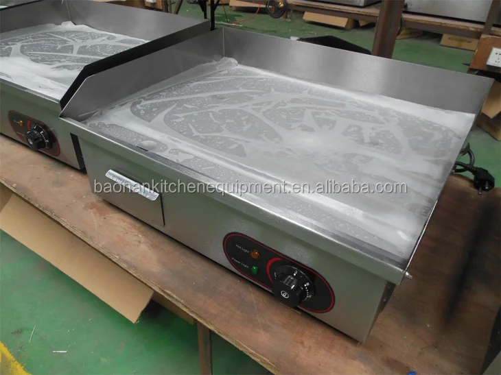 Commercial Quality Electric Burger Bacon Egg Fryer Grill Hotplate Griddle Sausage Bbq Toast