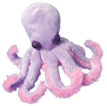purple octopus dog toy