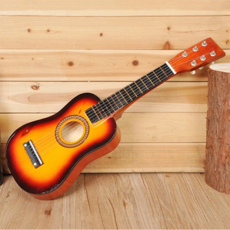 wooden toy guitar toddler